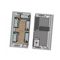 Multi-Function Foldable 5 Mins Quick Assembly Prefab Houses Storage Container House
