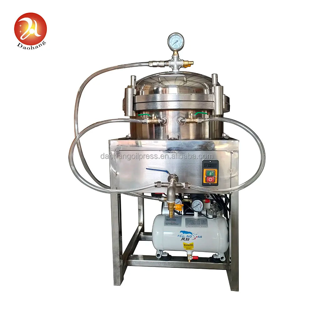 Small Commercial Stainless Steel air Press Edible Oil Filter Machine Oil Refining Machine