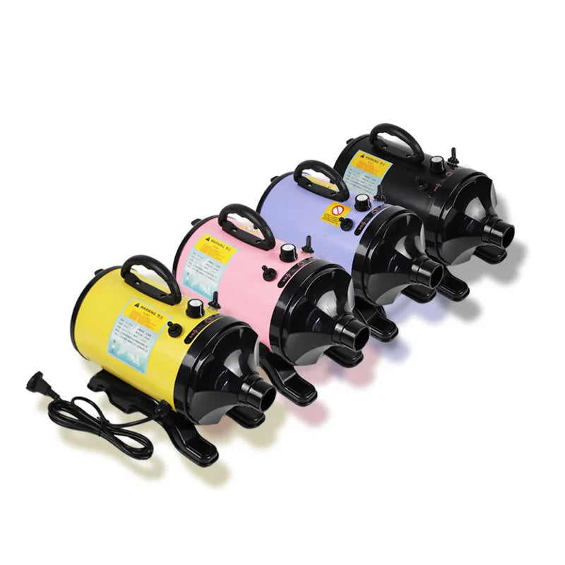 Hot Sale High Power Grooming Dryer Pet Hair Dryer Grooming Tool Motor Hand Held Plastic Grooming Pet Hair Dryer with Low Noise