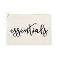 Promotional Cotton Canvas Printed Logo Jewelry Makeup Pouch Bag With Zipper