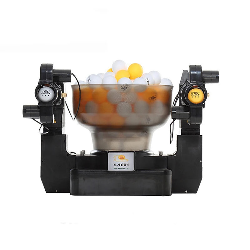 Huipang S1001 Double Head Multifunctional Robot 40MM+ Ball Table Tennis Product