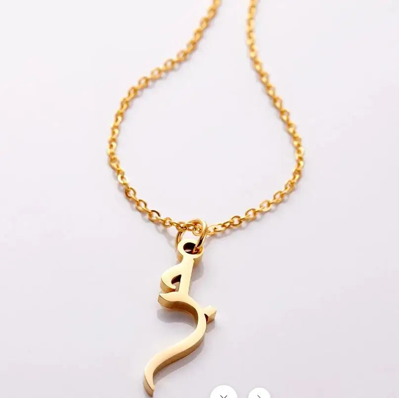 Inspire Jewelry Custom Wholesale Arabic Calligraphy Peace Loves Family Stainless Steel Pendant Necklace Personalized Jewelry