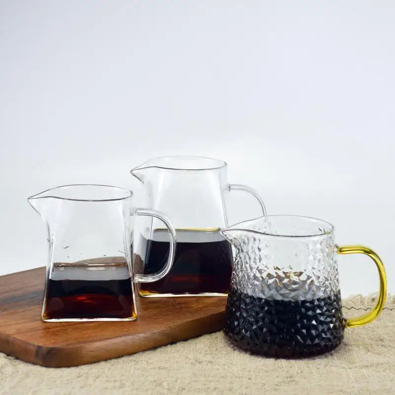 Coffee Sets Accessories Coffee Server Thickened Glass Portable Heat Resistance Filter Cup Coffee Sharing Pot