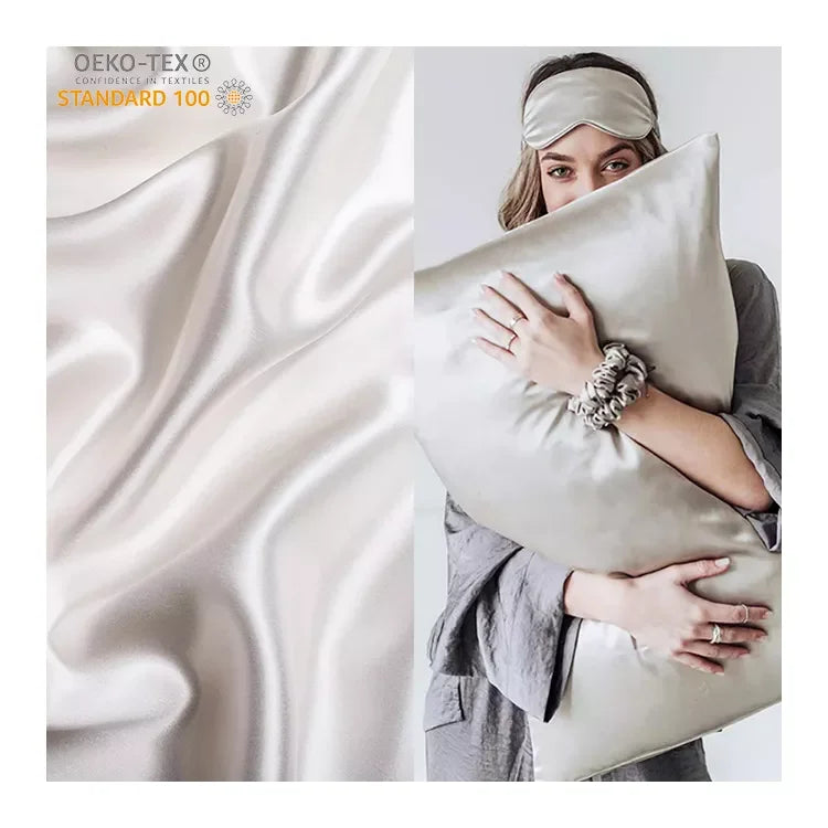 Factory Wholesale Luxury 100% Silk Fabric 16 19 22MM 6A Natural Pure Silk Fabric OEM Mulberry Silk Fabric