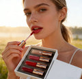New Arrival Custom Private Label Vegan Matte 4 One Lip Gloss Set Long-Lasting Mineral Waterproof Liquid Lipstick Shimmer Makeup