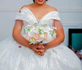 S5557F 2026 New High -quality Hot -selling Lace Girl Trailer Elegant a Bride White Wedding Dresses for Women
