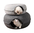 Eco-Friendly Dog House Basket Wool Felt Pet Toy Tunnel Cave Beds Nest Funny Egg-Type Mat Small Dogs Puppy Supplies