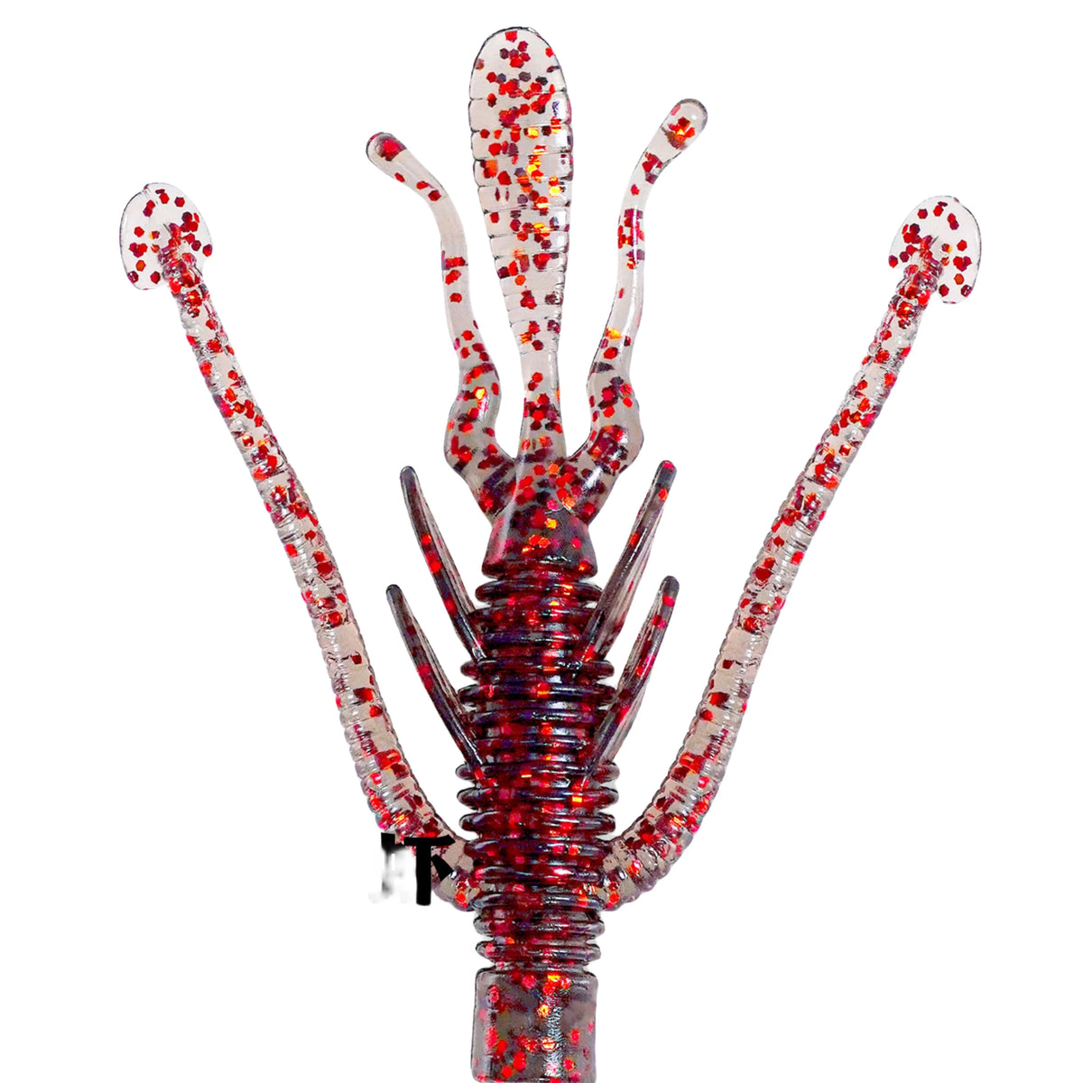 Wholesale 11-Color Soft Shrimp TPR Plastic Fishing Lure 2.5g 60MM Floating Artificial Bait for Salmon Bream in River Lake Stream
