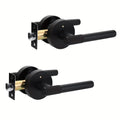 Filta Interior Door Locks and Handles Wood Door Lock Handle Gold Aluminum Alloy Knurled Handle