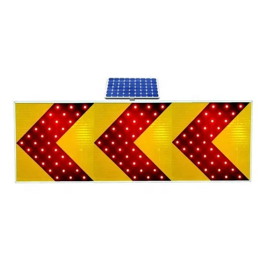 Customize LED Solar Traffic Chevron Sign Solar Powered Led Signs