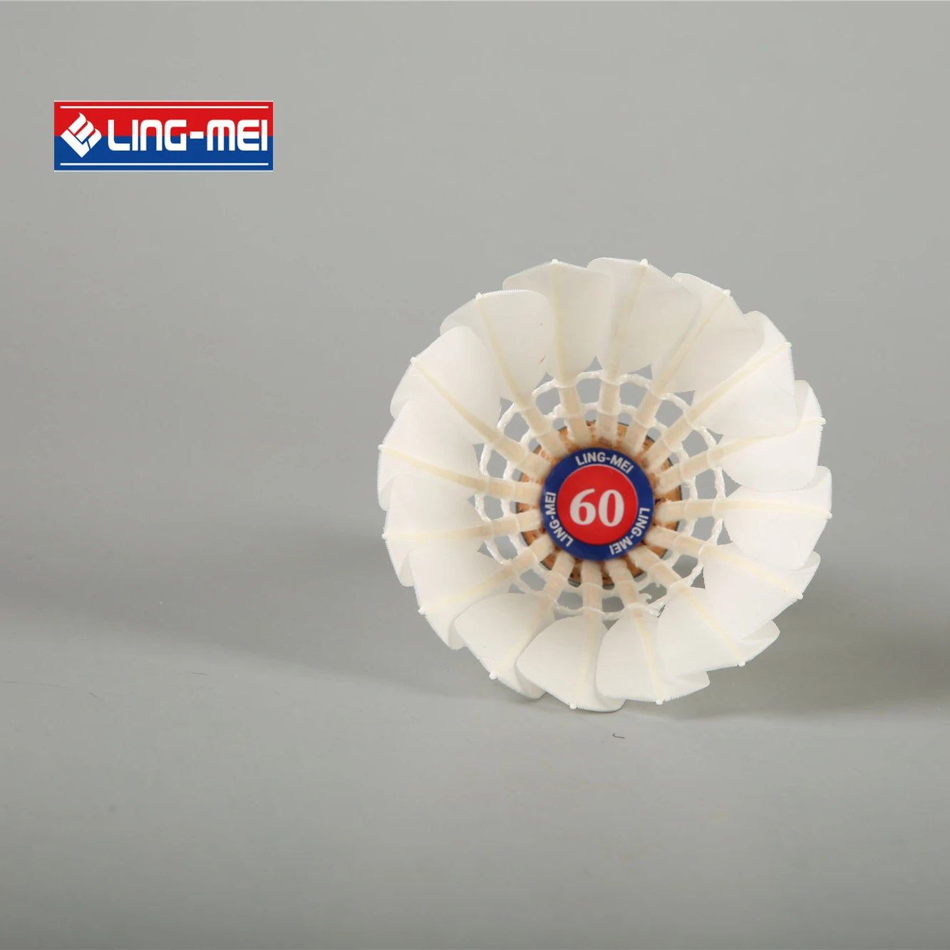 Lingmei 60 Advanced Outdoor Sporting Shuttle Cock Goose Feather Badminton Balls by China Factory From Anhui