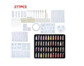 DIY Crystal Epoxy Bracelet Pendant Combination Jewelry Silicon Mold with Drill Bit for Resin Art Cake Tools