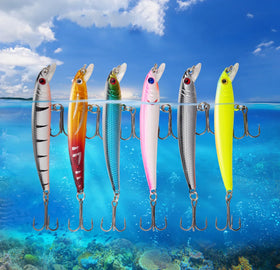 4.8g/7.8cm Fishing Bait Simulation Sinking Minnow Lures Freshwater with Ring Beads Fishing Artificial Lures