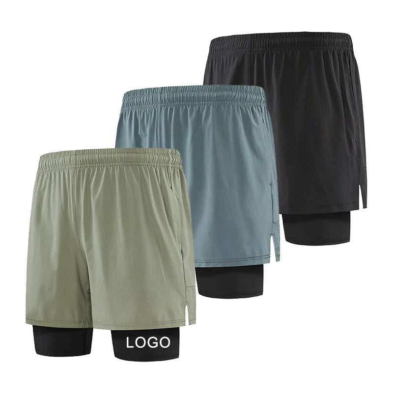 Unisex Custom Summer Running Gym Basketball Mesh Shorts Plus Size Men's Double Layer Polyester Canvas Pants Sublimation