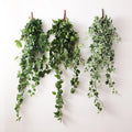 Wholesale 1.3m 18 Forks Rattan Hanging Plant Artificial Leaves Ivy Vines for Wall Decor