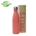 Eco- Friendly Biodegradable Custom White Kraft Cardboard Round Cylinder Paper Tube Box Packaging for 500ml Drink Water Bottles
