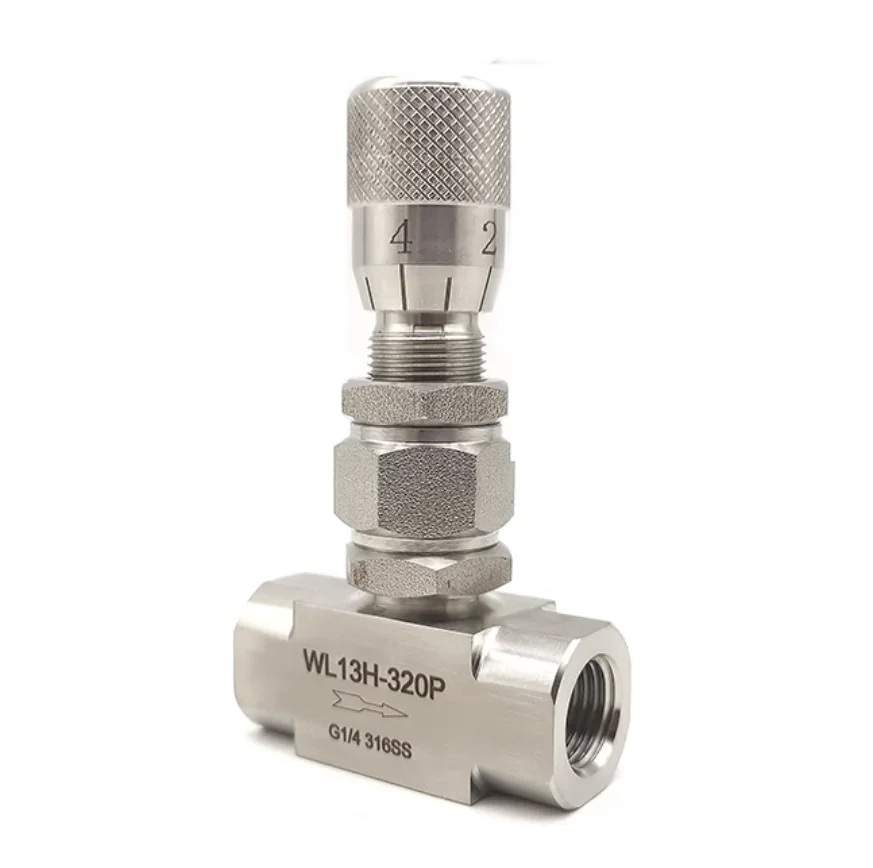Fine Tuning Micro-Regulating Stainless Steel Needle Precision Metering Valve Manual