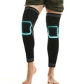 Environmental Nylon Anti-Slip Fitness Leg Calf Support Long Compression Sports Elastic Full Leg Sleeves Brace