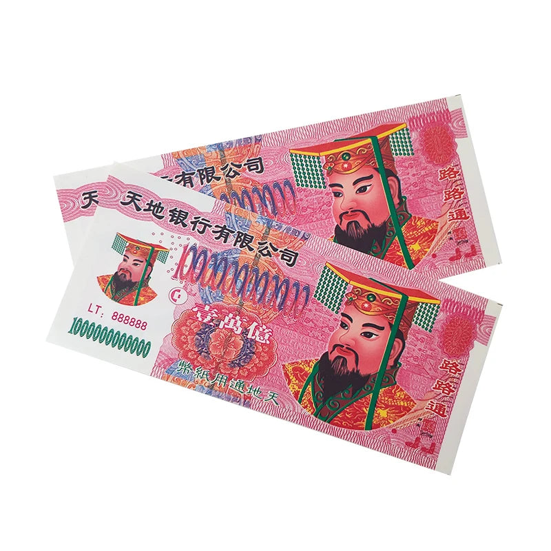 Hot Sale Prop Money Euro Dollar Joss Paper Chinese Hell Bank for Supplication