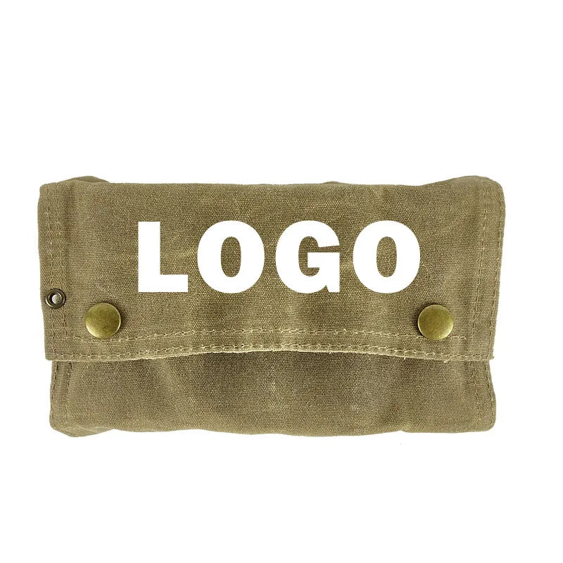 Outdoor Camping Canvas Storage Bag for Seasoning Bottle and Variety of Glass Bottles for Outdoor Adventures
