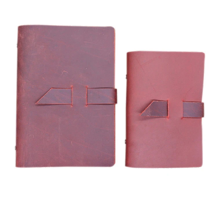 Classical Vintage Genuine Leather Bound Handmade Creative A5 Writing Rustic Notebook Organizer Journal Card Holder Passport