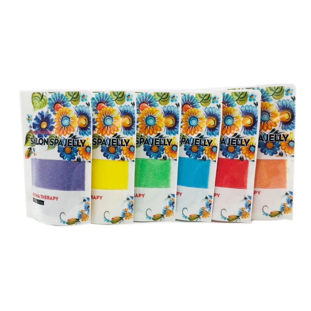 Kojic Acid Essential Oil Pedicure and Manicure Ginger Green Tea Rose Lavender Ocean Crystal Jelly Texture Foot Care