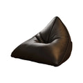 Modern Waterproof Lazy Sofa with Triangle Bean Bag Cushion Tatami-Style Laid-Out Chair for Bedroom or Balcony