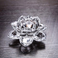 Lotus Flower Glass Votive Candlestick Holder Home Decoration Tea Light Holder for Christmas for Personalized Touch