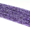 Factory Wholesale Price 100% Natural 3mm Faceted Light Amethyst Loose Gemstone Beads