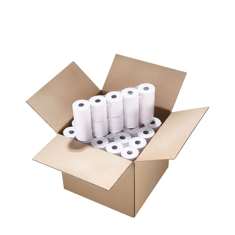 China Manufacturer 80x120 80x80 80x70 57mm X 38mm BPA Free Retail Cash Register Thermal Mobile Pos Paper Till Rolls