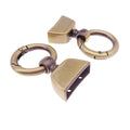 Wholesale Key Ring Buckle Metal Zinc Alloy Key Fob Hardware for Bag Purse