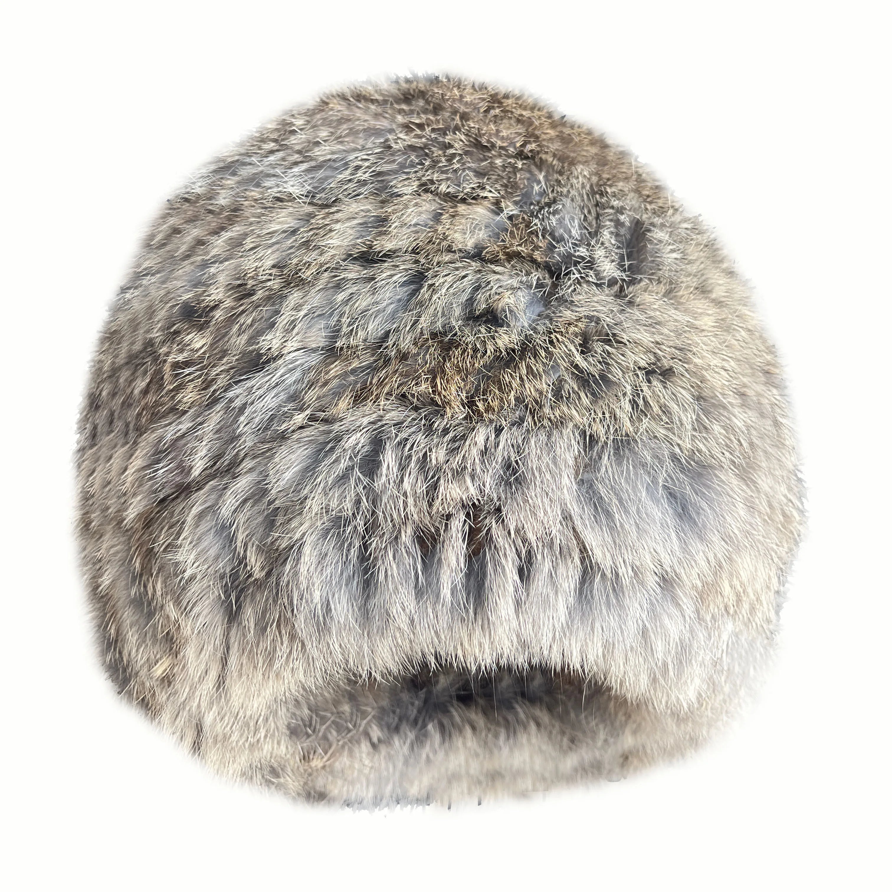 Sample Support  Winter Hat 2026 New Design Rabbit Cap Hair Braided  Handmade Fashionable Hat for Adult