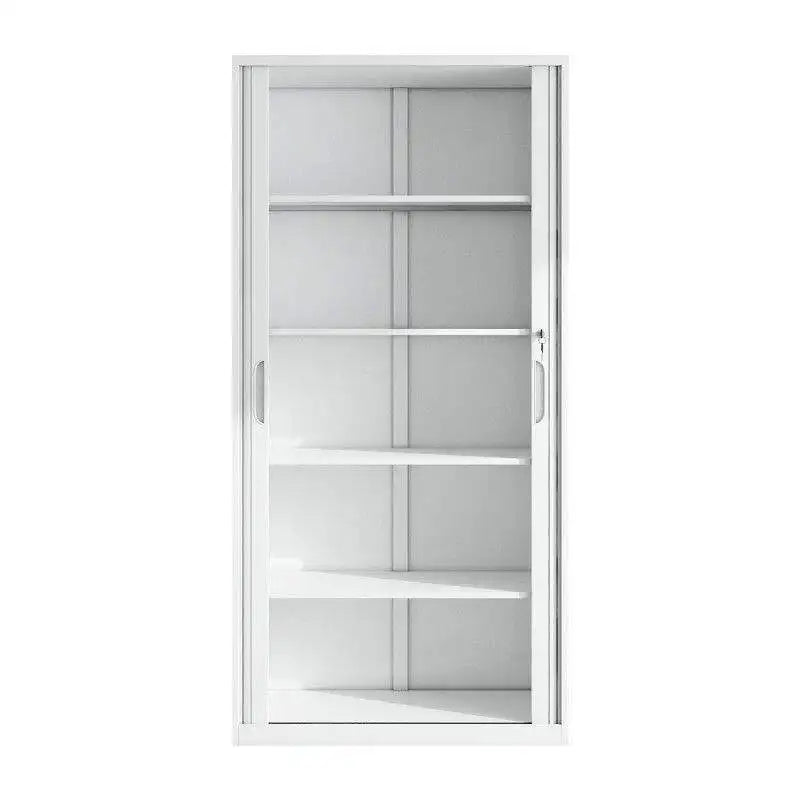 Modern Style Metal/Steel Convertible Rolling Shutter Doors Iron Files Cabinets for Office Home Bedroom Storage