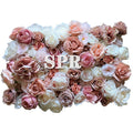 SPR Background Wedding Wall Flower Shop Window Decoration Rose Hydrangea Artificial Flower Wall 40*60cm