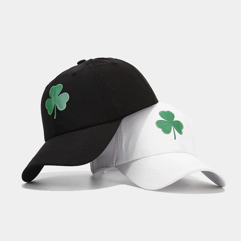 Summer New Saint Patrick's Day Festival Green Soft Breathable Quick Dry Sun Hats Women's Fast Dripping Baseball Cap