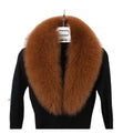 MWFur Fashion Wholesale Customized Fur Necklace Detachable Fox Fur Collars Scarf for Women Lady