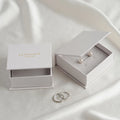 Custom Gold Foil Embossed Matt Laminated UV Coated Recyclable Rigid Packaging Boxes for Jewelry Bracelet Necklace