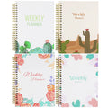 Desert Blossom A5 Weekly Planner Notebook Academic Agenda Monthly Schedule Organizer Business Office Journal Notepad Stationery