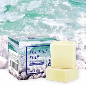 Beauty Sea Salt Dark Spot Remover Private Label Best Skin Bath Body Whitening Soap for All Skin