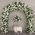 Handmade Customized Wedding Decorations Factory Priced Artificial Flower Wall Backdrop Arch Arched Flowers for Christmas