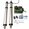 Smart Swing Gate Opener DC 12/24V Motor with Limit Switch or Stopper Max 200kg Support Solar Power