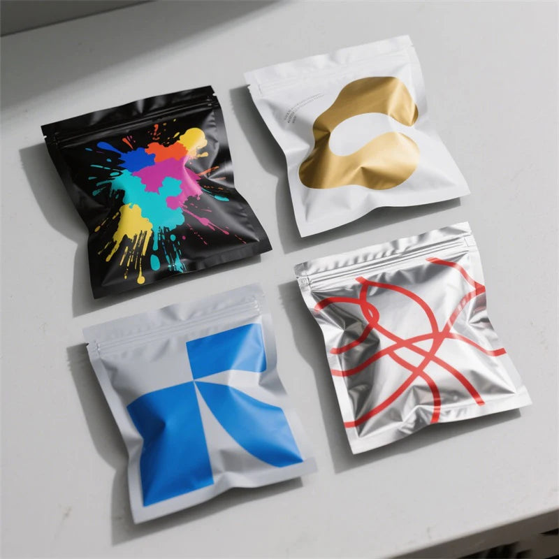 Aluminium Bag Heat Seal Smell Proof Plastic Packaging Sealer Custom Aluminum Foil Bags for Food
