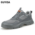 GUYISA Fashion Safety Shoes Acceptable Custom Steel Toe Safety Shoes for Men