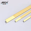 Foshan Supplier JECA T Channel Metal Trim Strips for Wall Floor Furniture Decoration 304 Stainless Steel Tile Trim