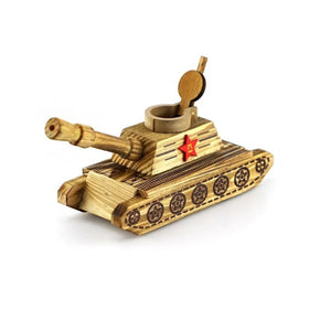 Wholesale Hands Craft 3D Wooden Tanks Toys for Kids