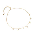 Personalized Classic Minimalist Charms CZ Clavicle Chain S925 Sterling Silver Gold Plated Small Pendant Short Choker Necklace