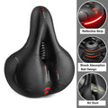 Mountain Cycling Bike Accessories Oversize Thickened Comfortable PU Leather Bicycle Big Bum Spring Saddle Hollow Seat Cushion
