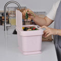 Compost Bin for Kitchen Odor Proof Food Scrap Compost Bucket with Lid Indoor Compost Container for Vegetable Fruit Waste