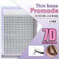 7D Pointy Stem Slim Tips Heat Bonded Volume Premade Fans Lashes Regular Large Tray Promade Fan Eyelash Extension