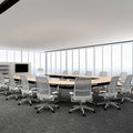 Luxury Conference Desk Office Furniture Round Meeting Table